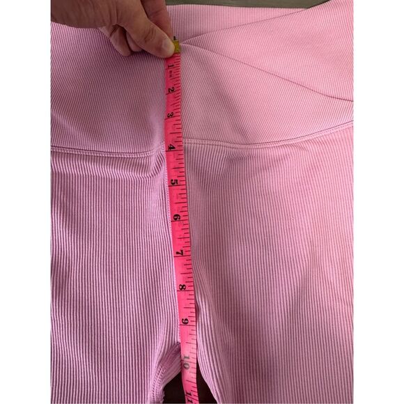 Spiritual Gangster Wrap front seamless stretch legging in candy pink XS - Picture 8 of 10